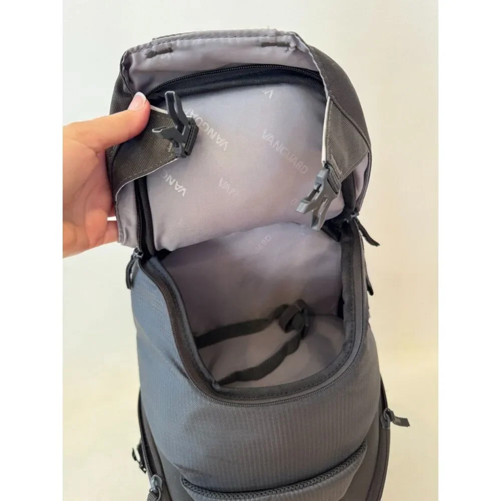 Vanguard Adaptor 45 Photography Sling Backpack Tripod Carrier Grey DSLR Lenses